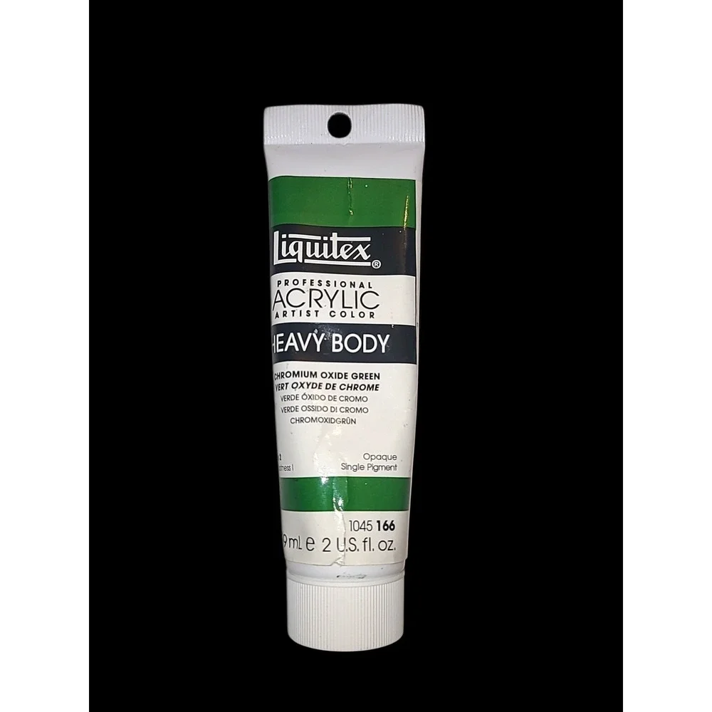 Liquitex Heavy Body Acrylic Paint 2oz‎ Chromium Oxide Green Pro Artist